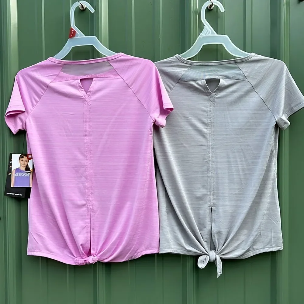 Girls Active Sporty T-Shirts Leggings & Track Suit 6-Piece Bundle Size M